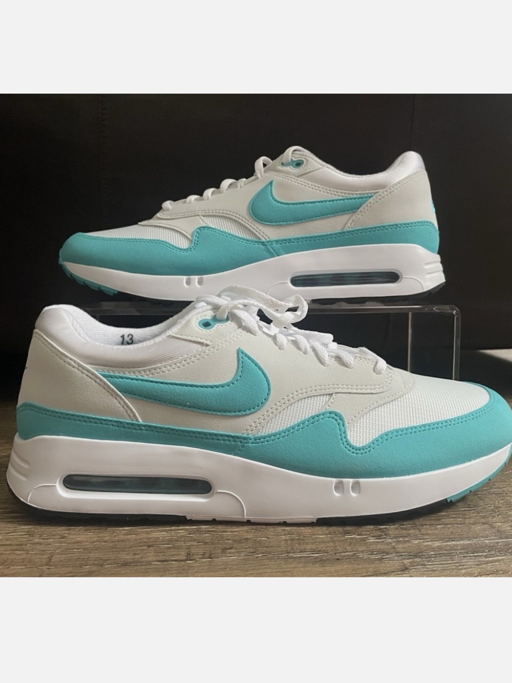 Nike Air Max 1 ‘86 OG Golf Big Bubble White Dusty Cactus Sz 12.5 - Picture 4 of 6